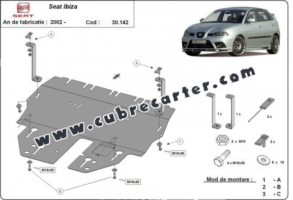 Cubre carter metalico Seat Ibiza Gasolina