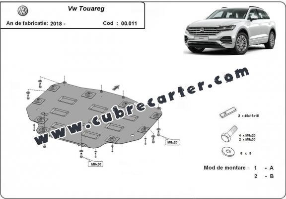 Protección del caja de cambios VW Touareg