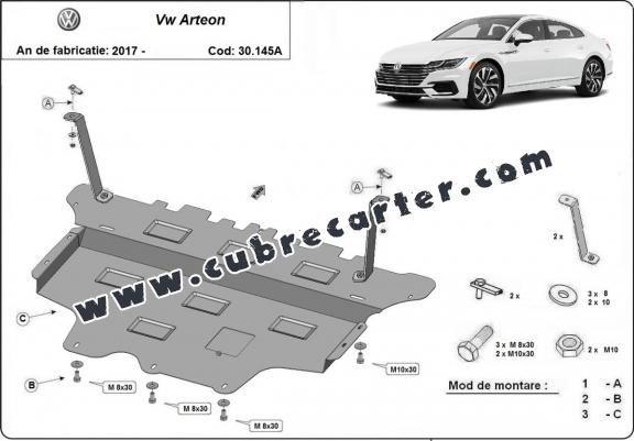 Cubre carter metalico VW Arteon - caja de cambios automática