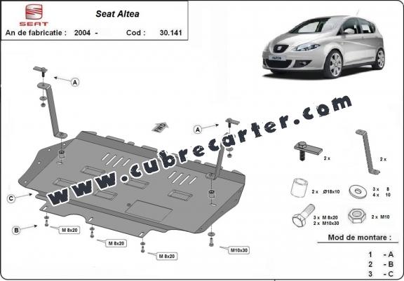 Cubre carter metalico Seat Altea