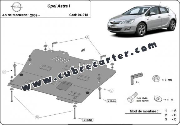 Cubre carter metalico Opel Astra I
