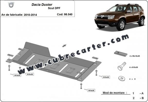 Protección DPF Dacia Duster