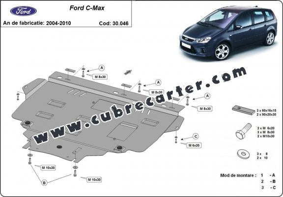 Cubre carter metalico Ford C - Max
