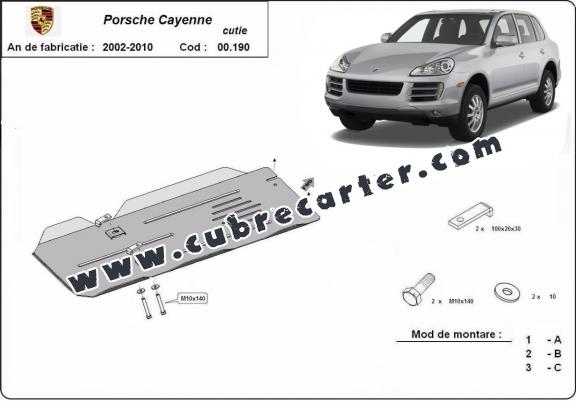 Protección del caja de cambios manual Porsche Cayenne