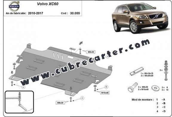 Cubre carter metalico Volvo XC60