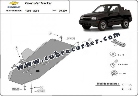 Protección del caja de cambios Chevrolet Tracker