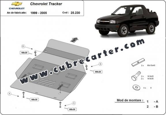 Cubre carter metalico Chevrolet Tracker