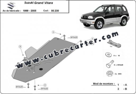 Protección del caja de cambios Suzuki Grand Vitara 