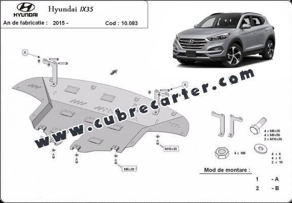 Cubre carter metalico Hyundai IX35