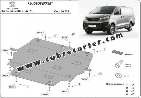 Cubre carter metalico Peugeot Expert