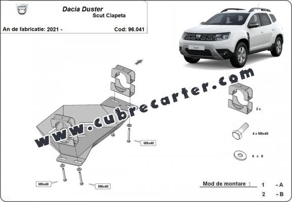 Protección válvula de EGR Dacia Duster