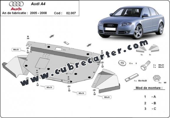 Cubre carter metalico Audi A4  B7 All Road