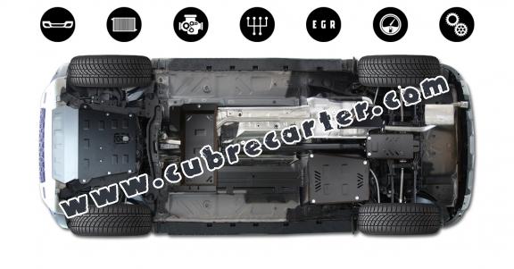 Cubre carter metalico Dacia Duster 4x4 - paquete promocional