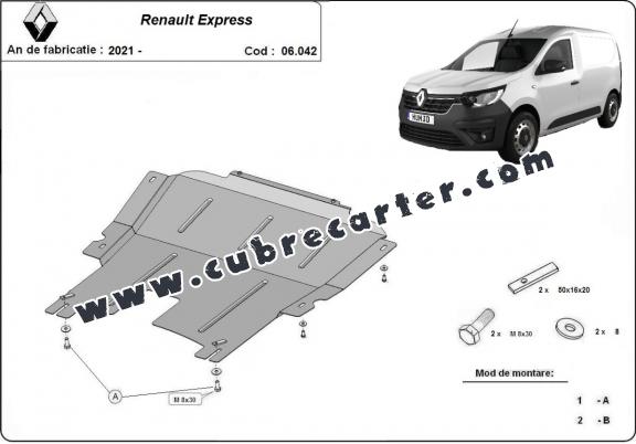 Cubre carter metalico Renault Express