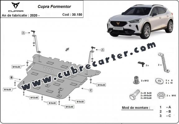 Cubre carter metalico Cupra Formentor