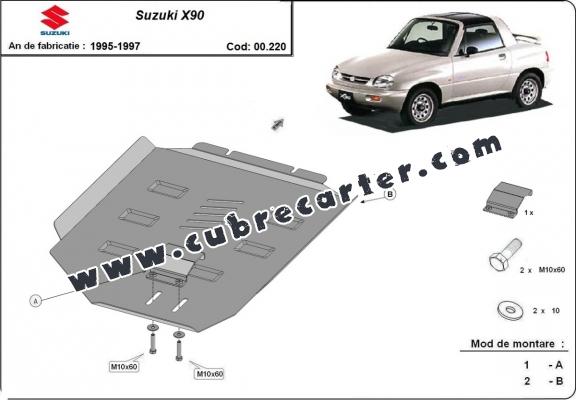 Protección del caja de cambios Suzuki X90