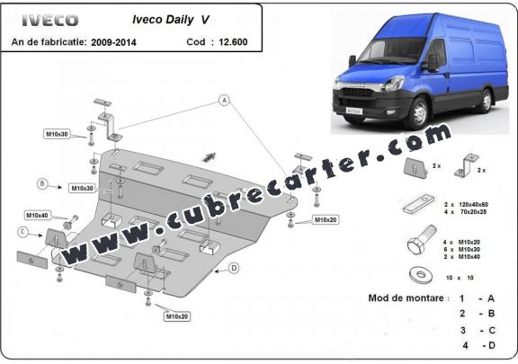 Cubre carter metalico Iveco Daily 5