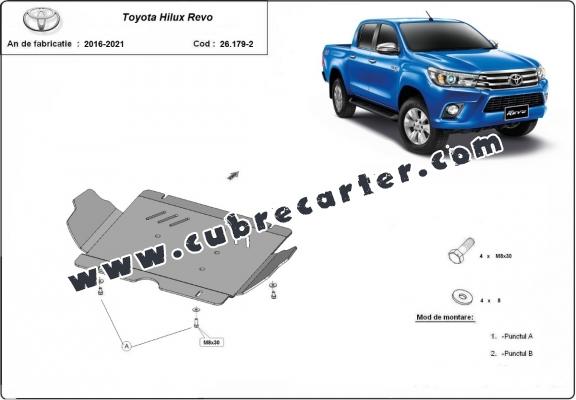 Cubre carter aluminio Toyota Hilux Revo 