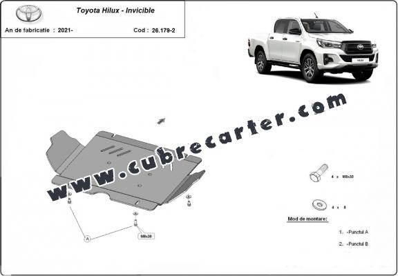 Cubre carter metalico Toyota Hilux Invincible