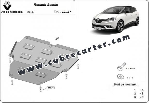 Cubre carter metalico Renault Scenic 4