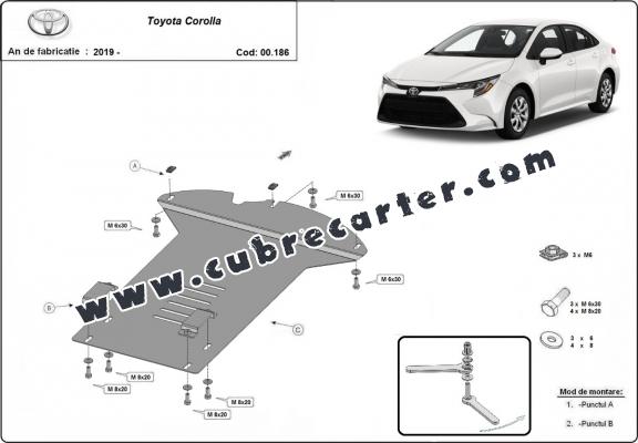 Protector de catalizador/cat lock metalico Toyota Corolla