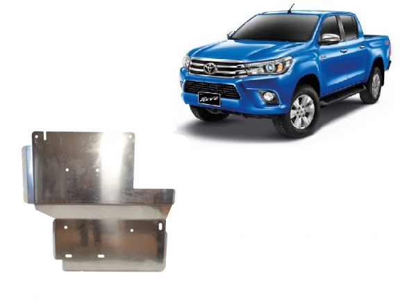 Protector de aluminio del diferencial Toyota Hilux Revo