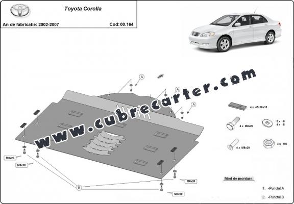 Protector de catalizador/cat lock metalico Toyota Corolla