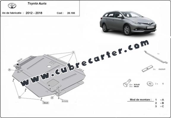 Cubre carter metalico Toyota Auris