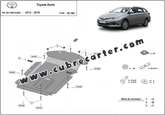 Protector de catalizador/cat lock metalico Toyota Auris