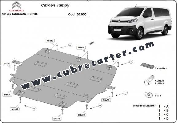 Cubre carter metalico Citroen Jumpy