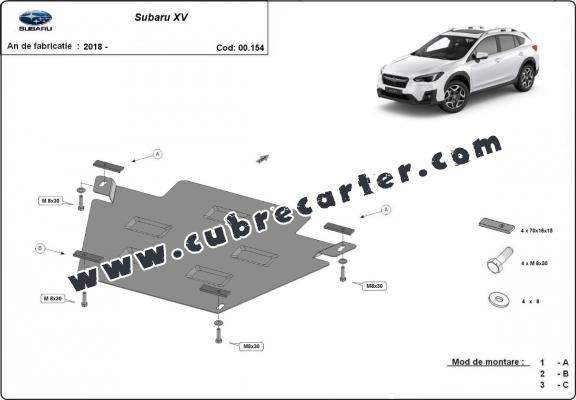 Protección del caja de cambios Subaru XV