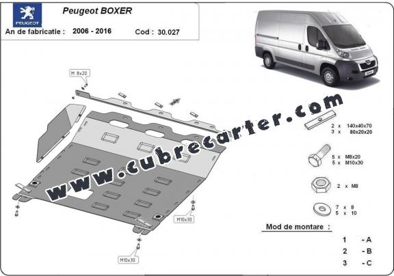 Cubre carter metalico Peugeot Boxer