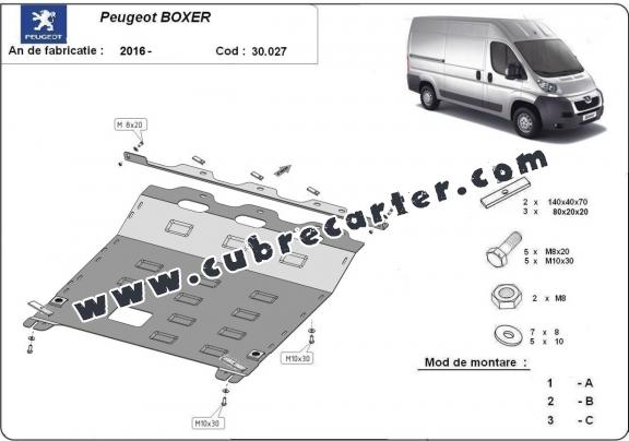 Cubre carter metalico Peugeot Boxer