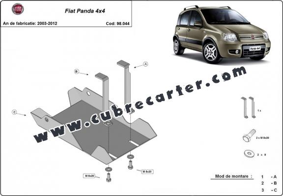 Protección del diferencial Fiat Panda 4x4
