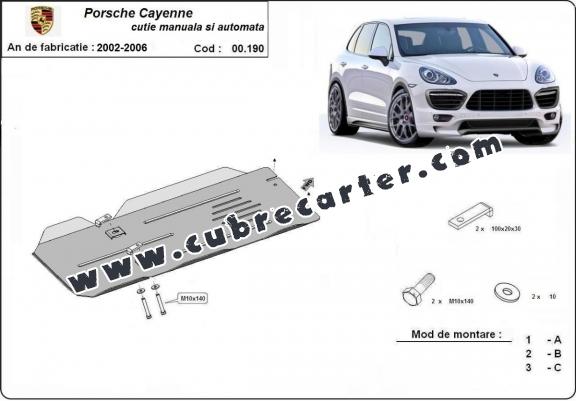 Protección del caja de cambios manual Y automático Porsche Cayenne