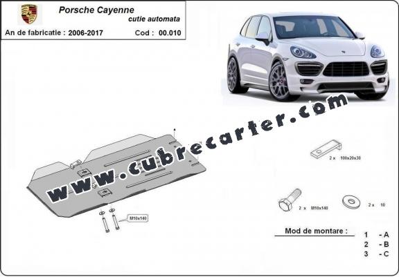 Protección del caja de cambios automática Porsche Cayenne