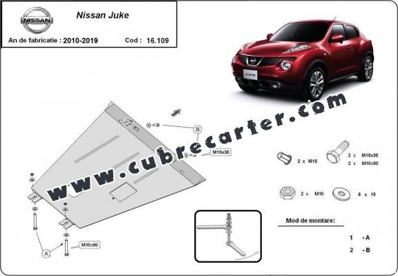 Cubre carter metalico Nissan Juke