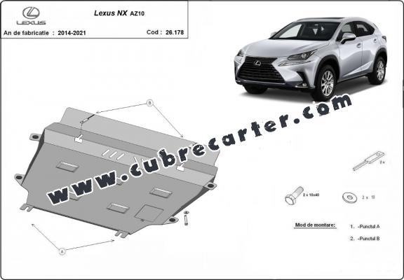 Cubre carter metalico  Lexus NX AZ10