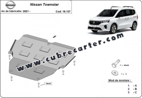 Cubre carter metalico Nissan Townstar