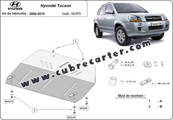 Cubre carter metalico Hyundai Tucson
