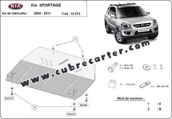 Cubre carter metalico Kia Sportage