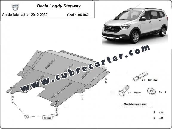 Cubre carter metalico Dacia Lodgy Stepway