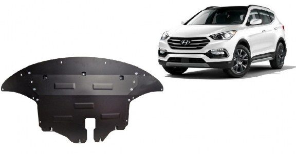 Cubre carter metalico Hyundai Santa Fe