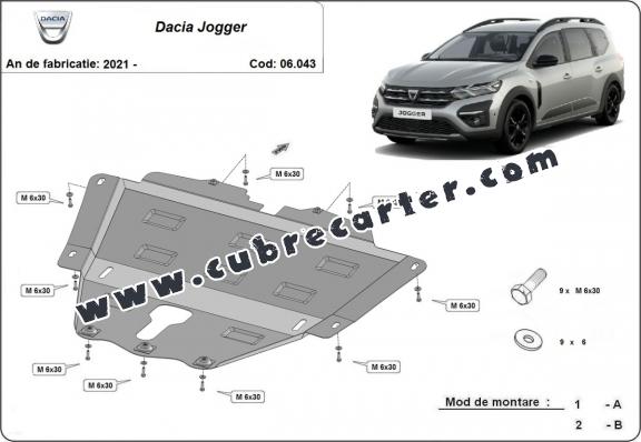 Cubre carter metalico Dacia Jogger