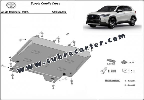 Cubre carter metalico Toyota Corolla Cross