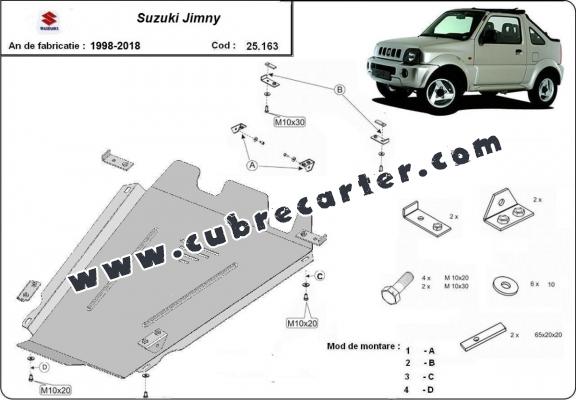 Protección del caja de transferencia Suzuki Jimny