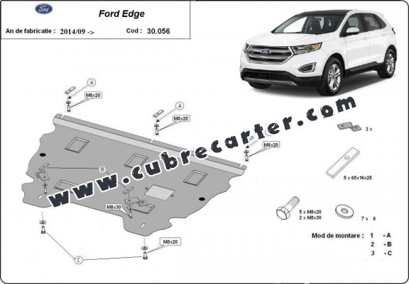 Cubre carter metalico Ford Edge