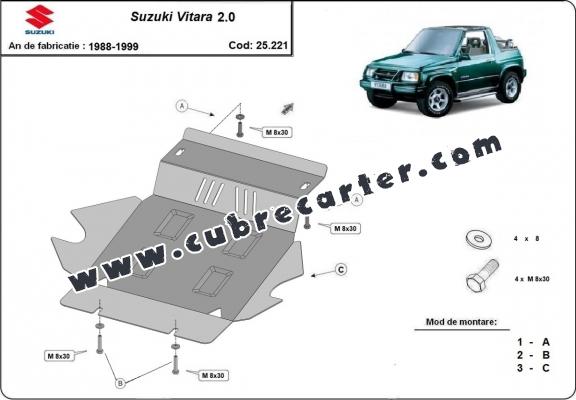 Cubre carter metalico Suzuki Vitara 2.0