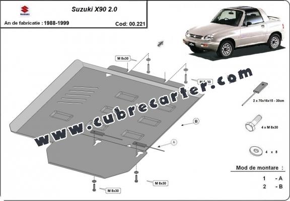 Protección del caja de cambios Suzuki X90 2.0