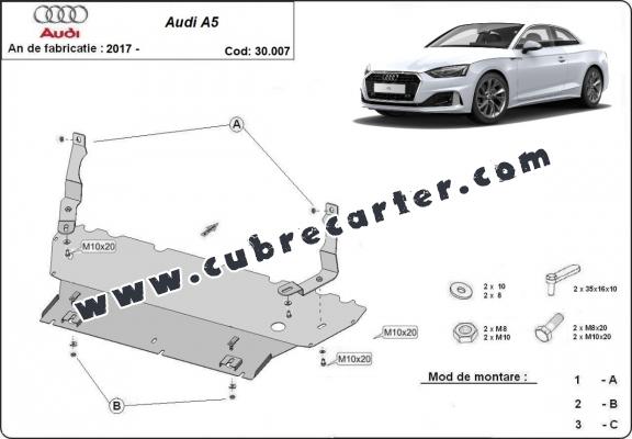 Cubre carter metalico Audi A5